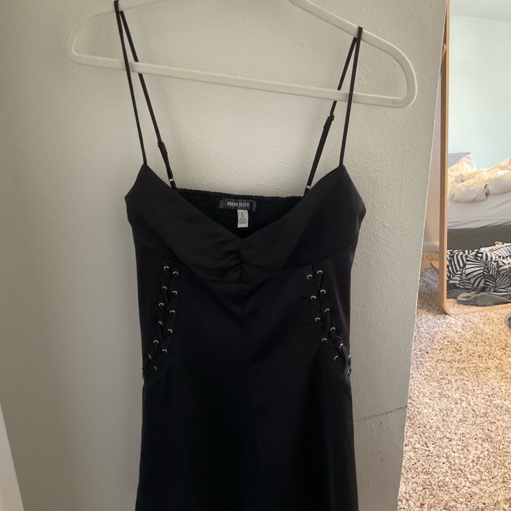 Urban Outfitters black silk dress
